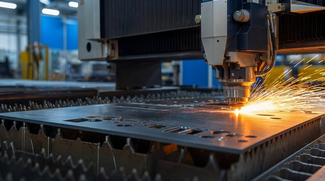 Laser cutting operation