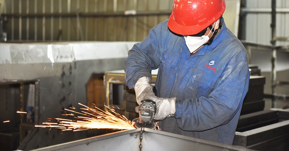 Sheet metal welding work for custom fabricated parts